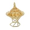 Incense Burner Gold Exquisite Light Luxury Style Incense Holder Stand for Home Bedroom Living Room Office