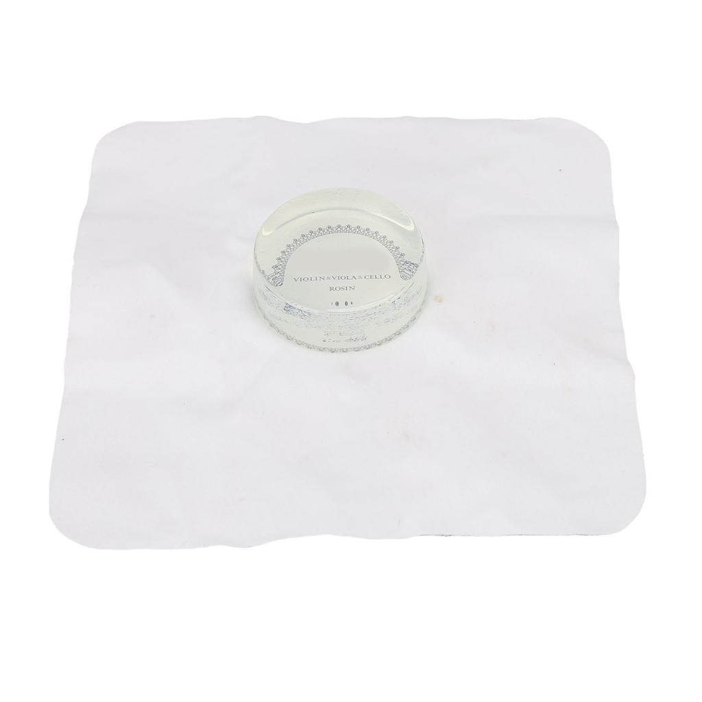 Violin Rosin High Purity High Friction Low Dust String Rosin for Viola Cello Erhu Music Instrument White