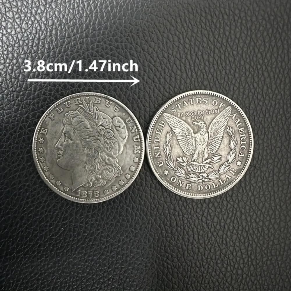 10 Stück Vintage 1878–1887 USA für MORGAN-Replikamünzen – perfekt für Sammler, Spielpartys und zum Basteln von DIY-Schmuck.