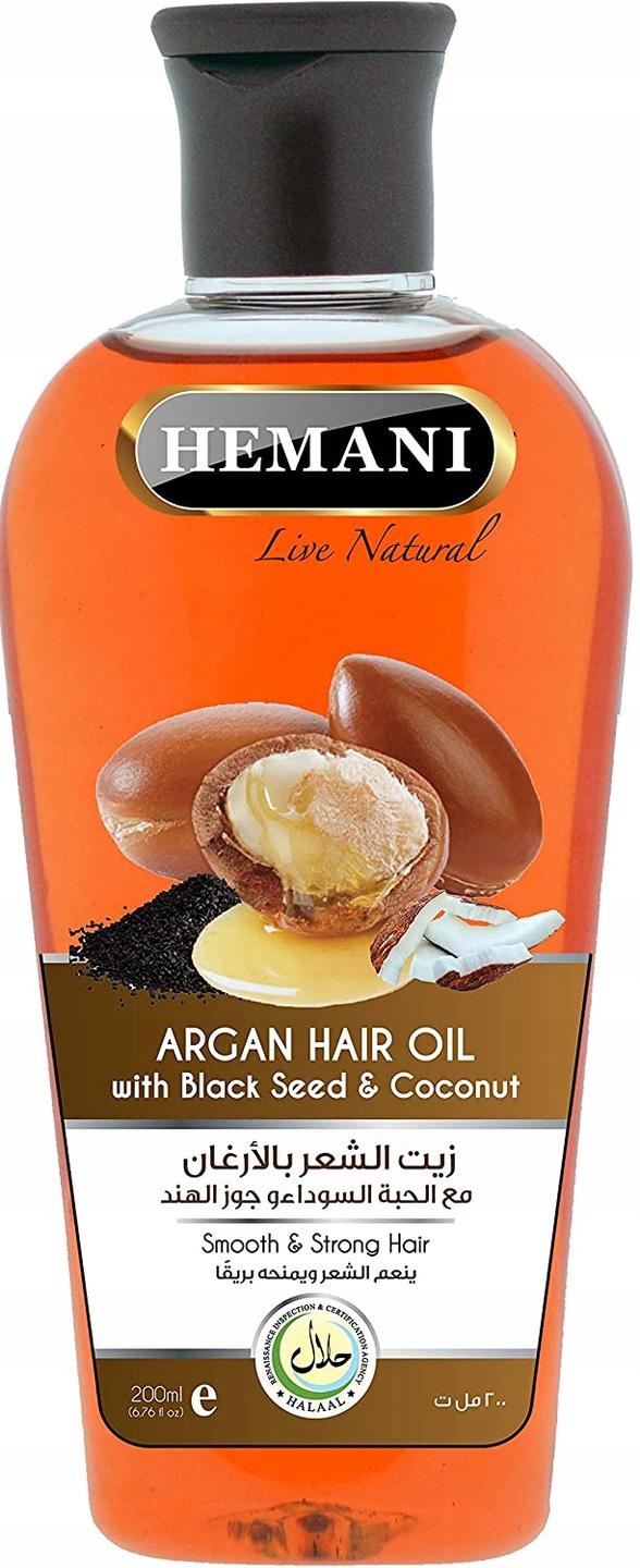Hemani Argan-Haaröl - Arganöl für das Haar, 200 ml