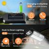 LED Solar Street Light Outdoor Waterproof Motion Sensor Remote Control Lights 3 Mode Courtyard Porch Decorative Wall Lamp