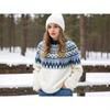 Independent Station 2026 Women's Trendy Loose Color Block Knit Sweaters