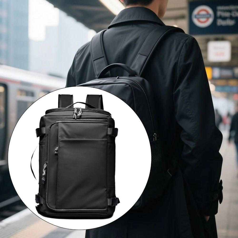 Box Style Travel Backpack Anti-Scratch Cabin Daypack Lightweight Luggage Backpack  Climbing