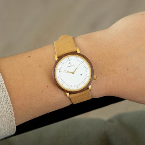 Kabholz Women's Wooden Watch, German Design, Water Resistant, Officially Imported, MCAR7561