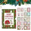 Classic Christmas Greeting Cards Merry Christmas Blank Inside Xmas Greeting Cards for Christmas Exchange Gifts