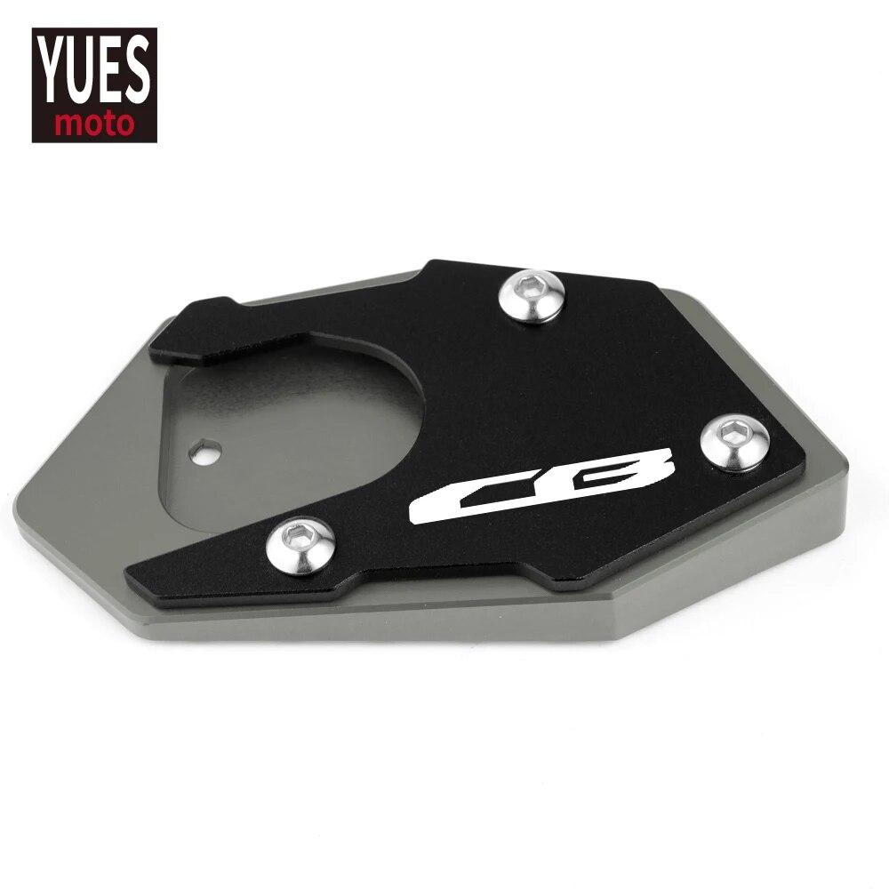 Motorcycle Accessories Support Enlarge Side Stand Extension Plate For Honda CB150R CB300R CB500F CB500X CB650F CB650R CBR650R