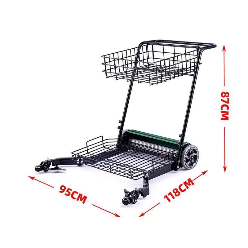 Tennis Ball Collector & Coach Cart (350-Ball Capacity)