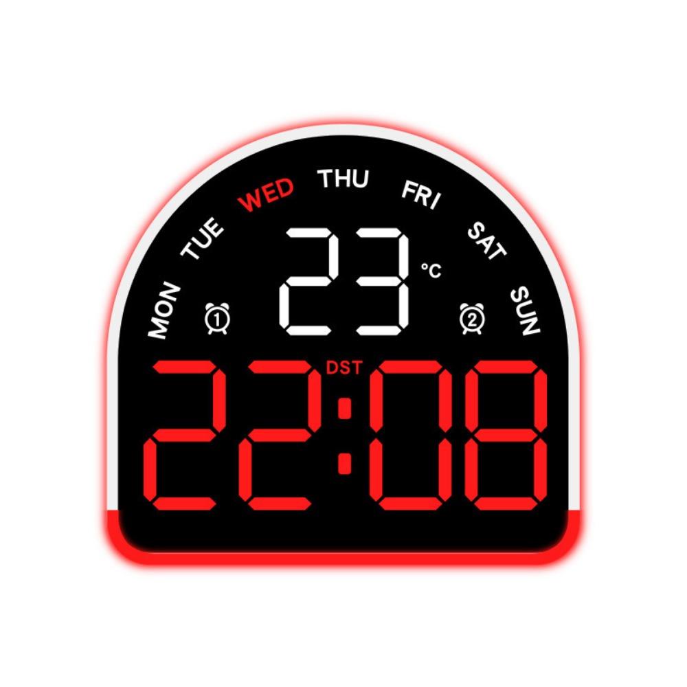 Ambient Light Digital Alarm Clock Temperature Display Desktop Clock LED Clock  Bedroom Use
