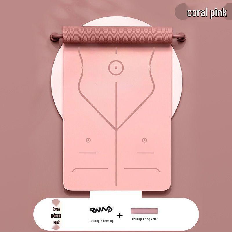 Thickened Non-Slip TPE Yoga Mat with Free Shipping - Widened, Unisex Fitness & Soundproof Dance Mat