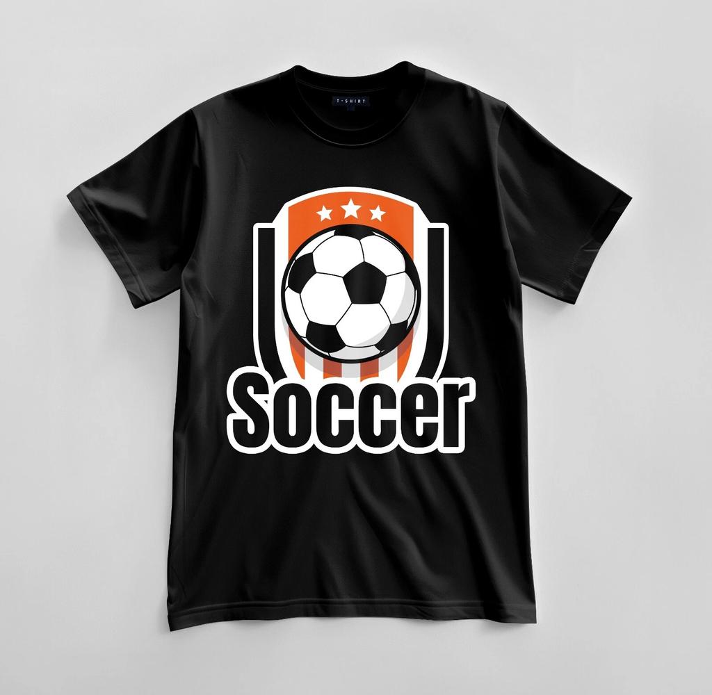 Custom Soccer Graphic T-shirt Design Unisex Jersey Short Sleeve Tee