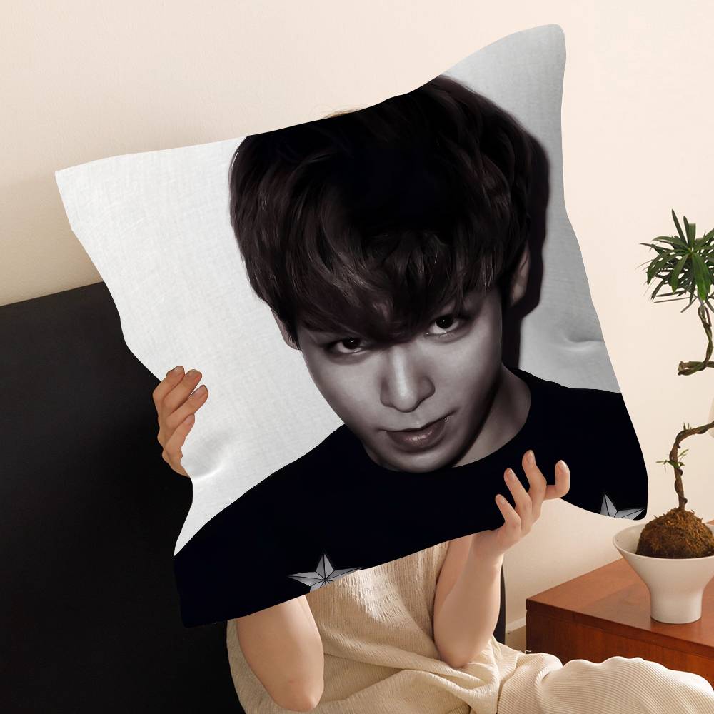 Korean Celebrity Singer T-TOP Pillow Cover Sofa Cushion Cover Home Room Decoration Children Gift