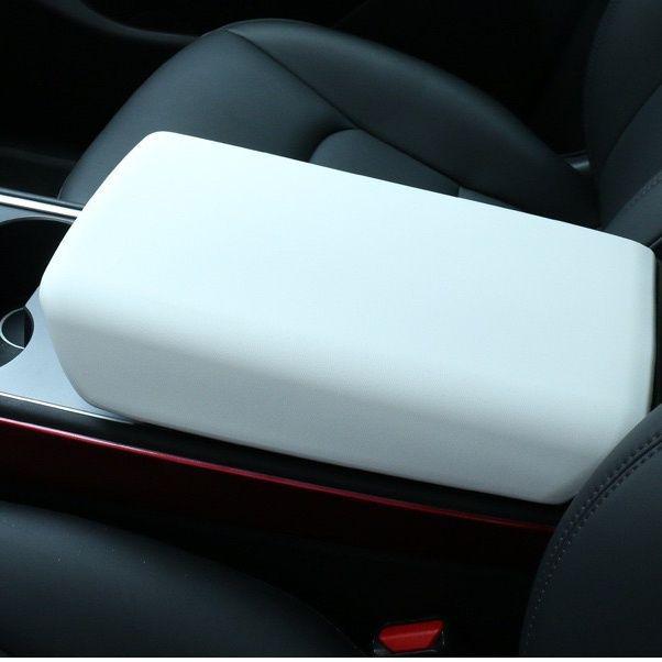 Tesla Model 3/Y Armlehnenbox Abdeckung: TPE Schutzabdeckung für die Mittelkonsole