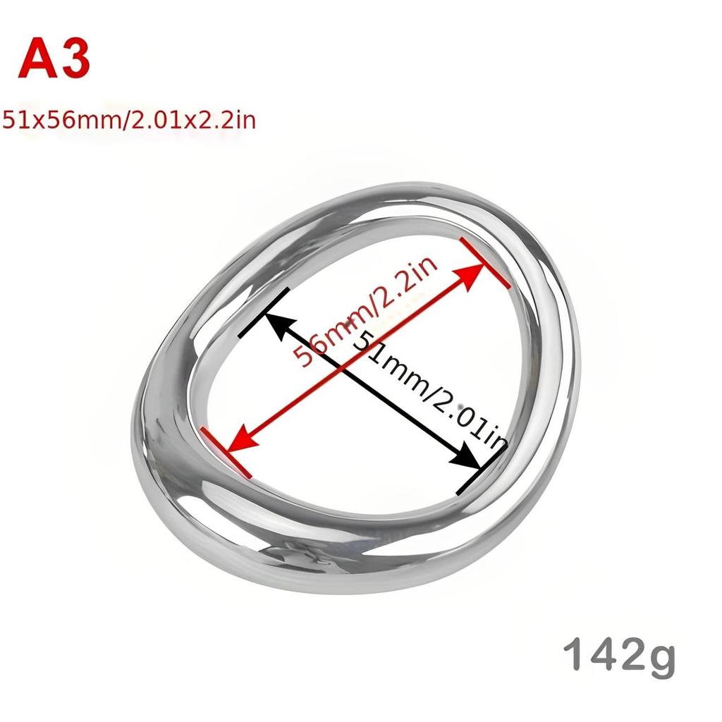 Penis Ring Stainless Cock Rings Adult Products Male Sex Toys Bondage Lock Ring Sex Toys for Men Delay Ejaculation