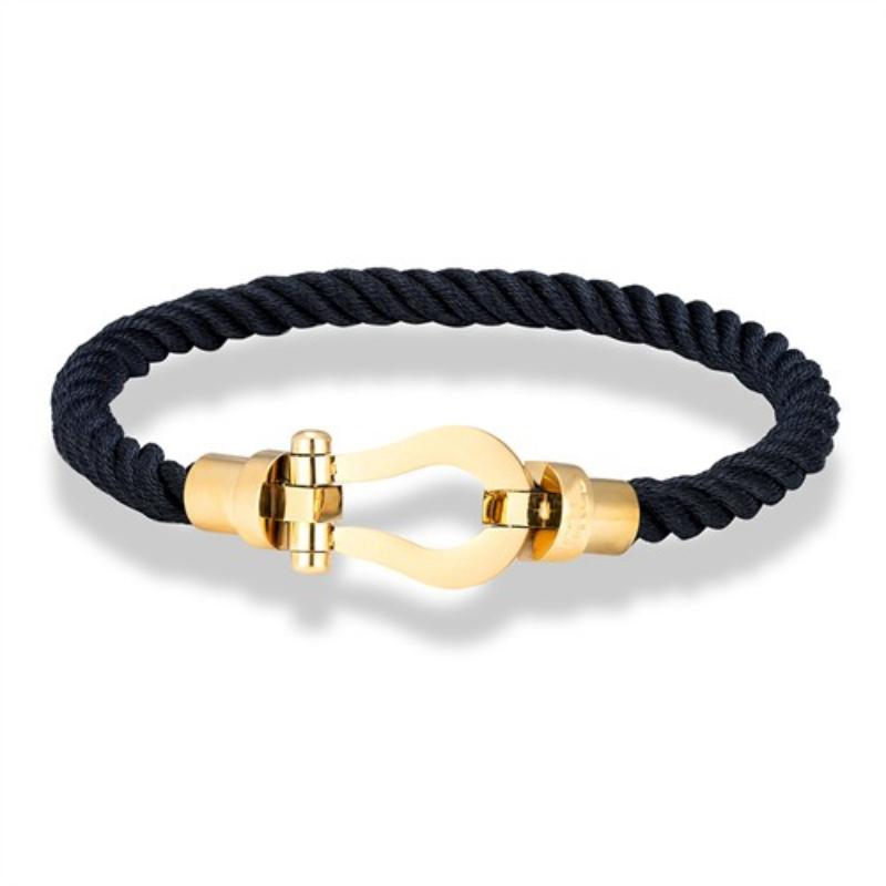 Boucle de Fer à Cheval Fred Européenne et Américaine Corde en Nylon Corde à Main Hommes Femmes Couple Mode Décontracté Tendance Couleur 2026