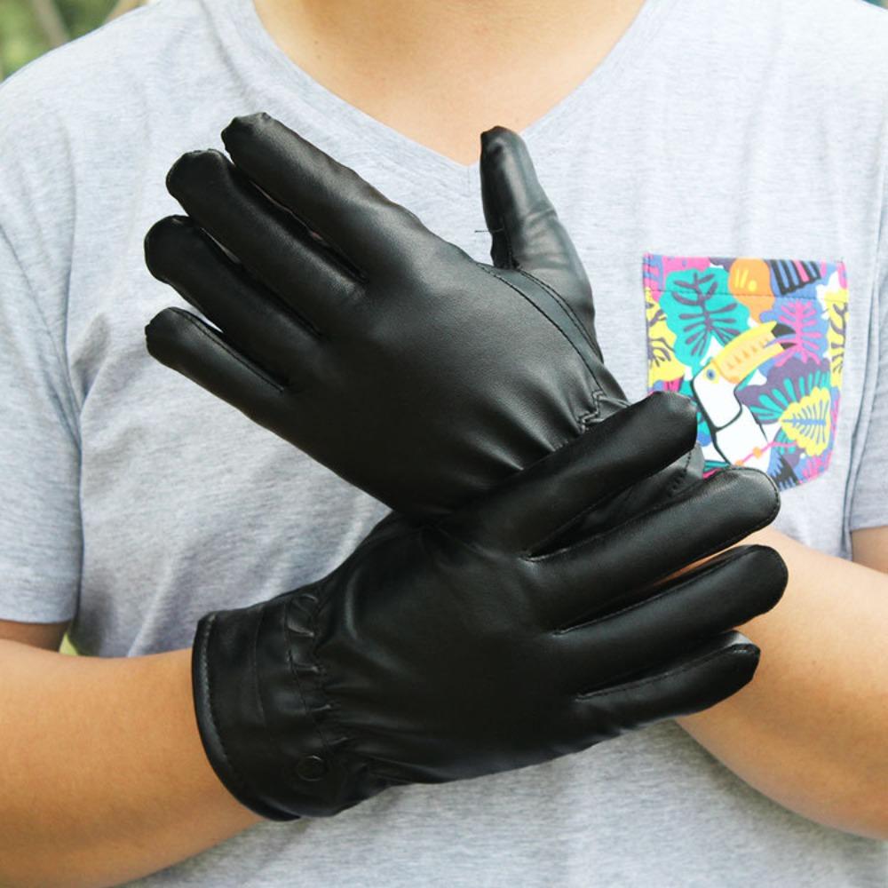 

Новые осенне-зимние теплые велосипедные перчатки для вождения на открытом воздухе с начесом, утолщенные перчатки с сенсорным экраном для мужчин и женщин для защиты труда One Size