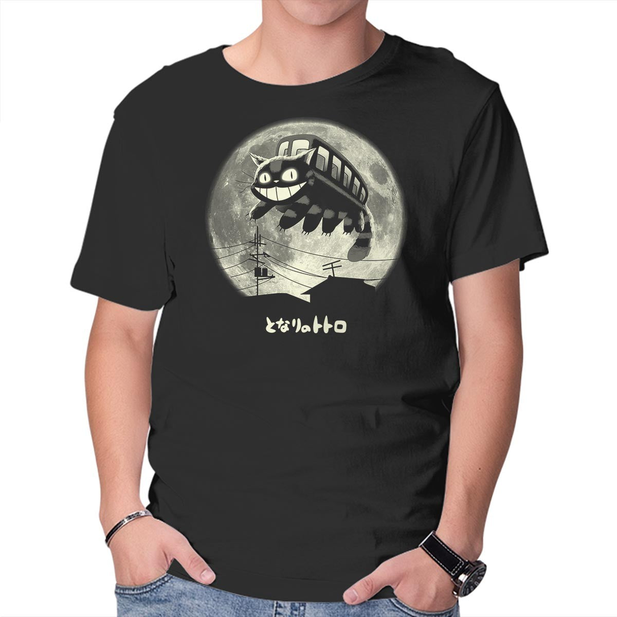 Unisex Crew Neck T-Shirt Cat Jump Graphic Short Sleeve Casual Tee XXXL