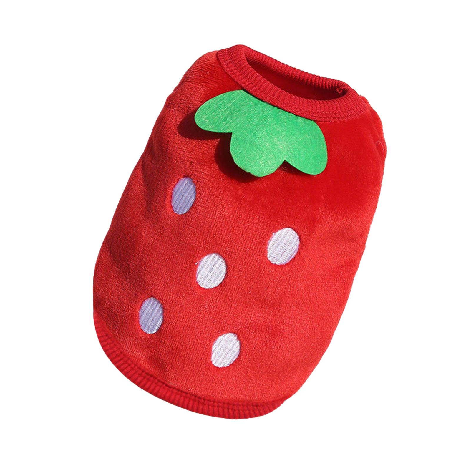 

Чарівний Фланелевий Жилет для Домашніх Тварин з Мультяшним Малюнком: Теплий м який одяг без рукавів для маленьких цуценят і кошенят (Чашка для чаю, сумісна з Ведмедиком Тедді) XS червоний