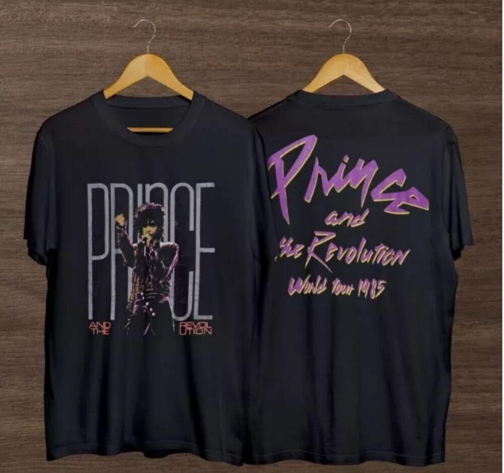 Vintage 1985 Prince And The Revolution Purple Rain World Tour Shirt New new Unisex T-Shirt XL