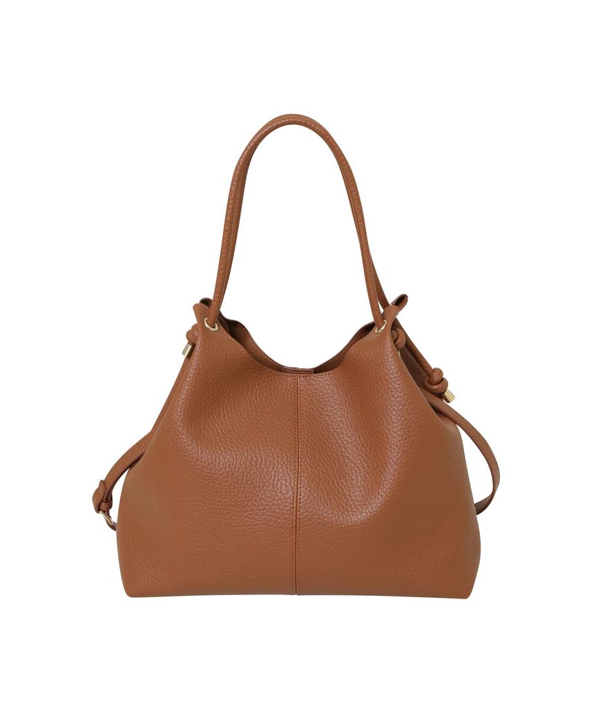 Nano Universe Knot Handle Big Tote Bag, Women's, F 050, Brown, 669-6132303