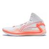 Li Ning Original Textile, TPU Slip Resistant Abrasion Resistant Mid Top Basketball Shoes Men's Standard White ABAT095-1