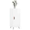 VidaXL Buffet Blanc brillant 34,5x34x90 cm Bois d'ingénierie 828510