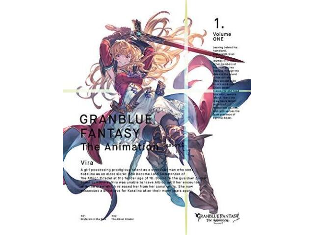 

GRANBLUE FANTASY Season 2 Vol.1 First Limited Edition DVD Booklet NEW из Японии