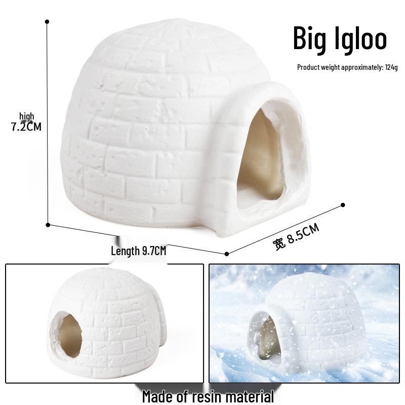 Polar Wildlife Animal Model Toy Set: Polar Bear & Penguin