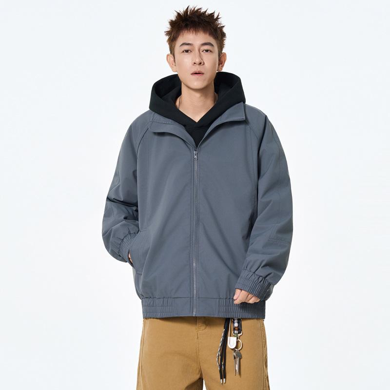 Jacke Herrenjacke Outdoor Winddicht Wasserdicht Locker Lässig Neu Herbst und Winter Sportbekleidung Unifarben Vielseitig