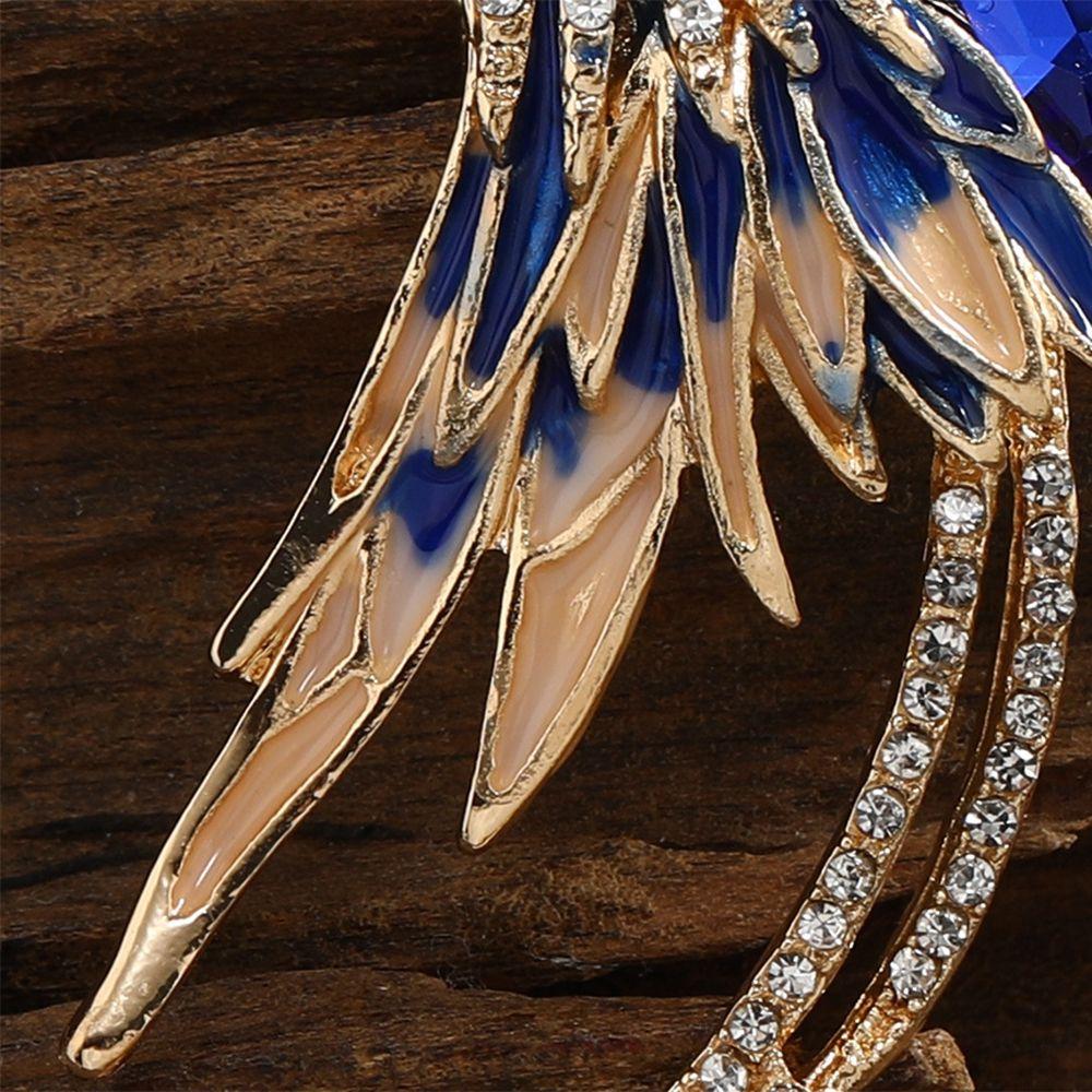 Party Jewelry For Girls Collar Pins Crystal Brooches Bird Brooches Badges Pin Korean Pin