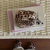 1pc Mini Makeup Bag Compatible for Girls & Teachers - Cute Leopard Print Travel-Friendly Handbag with Handle, Compact /Korean Style Case