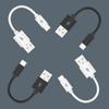 10cm Short USB to Type-C Cable High Speed Charging Cord Support Data Transfer for Phone 15 Series Smartphones