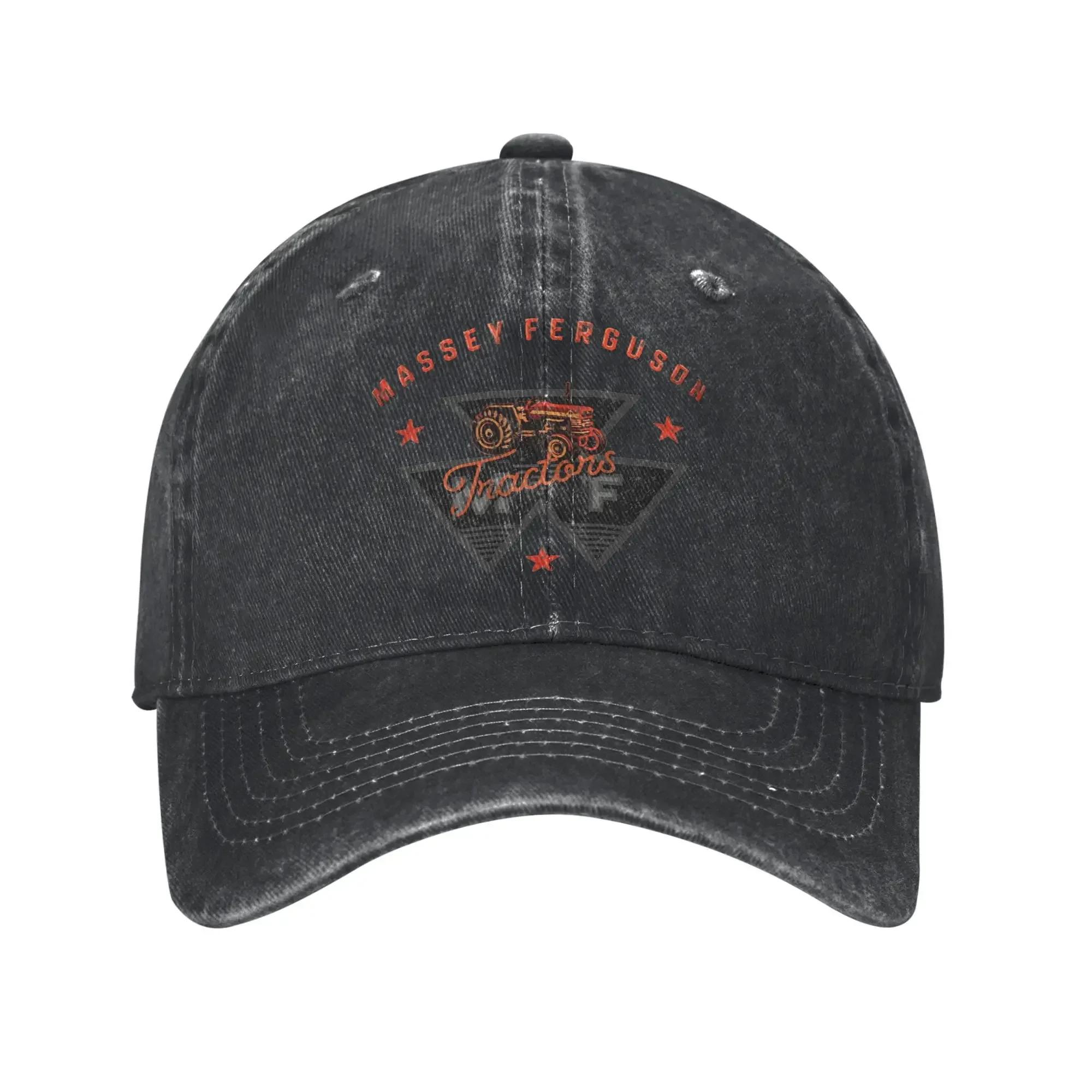 

Masseys Fergusons Sun Baseball Cap y2k Cute Unisex Women Washed Hip Hop Hats Hot Sale Design Tennis Skate Snapback Cap Gift One Size