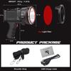 Super Bright LED Spotlight Rechargeable 7800 Lumen 12800mAh Long Lasting Searchlight Flood Fishing Hiking Camping Flashlight