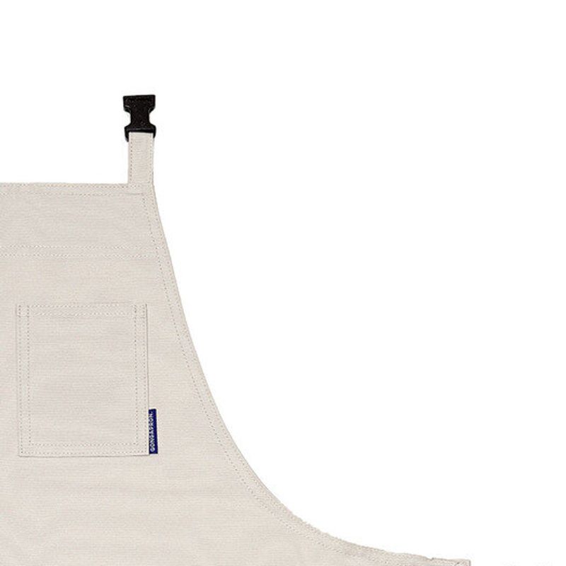 GONG APRON WATERPROOF H-STRAP (OATMEAL)