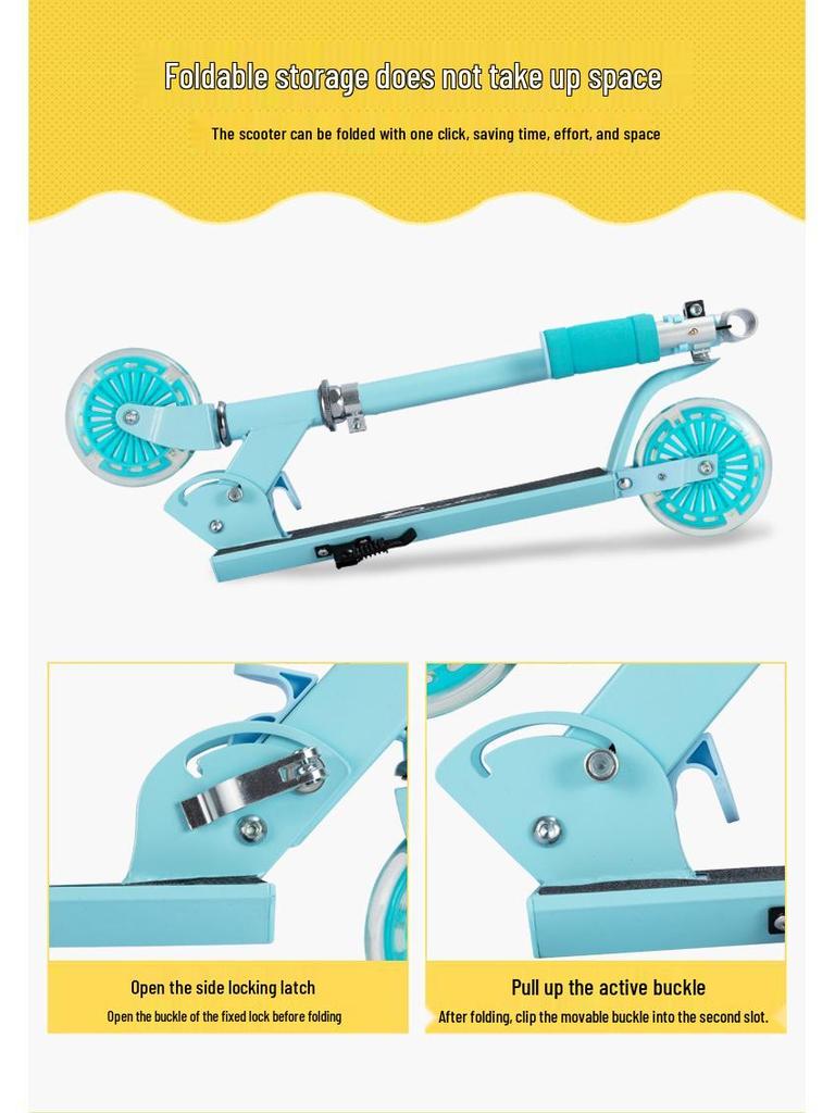 Aluminum Alloy Folding Scooter for Kids