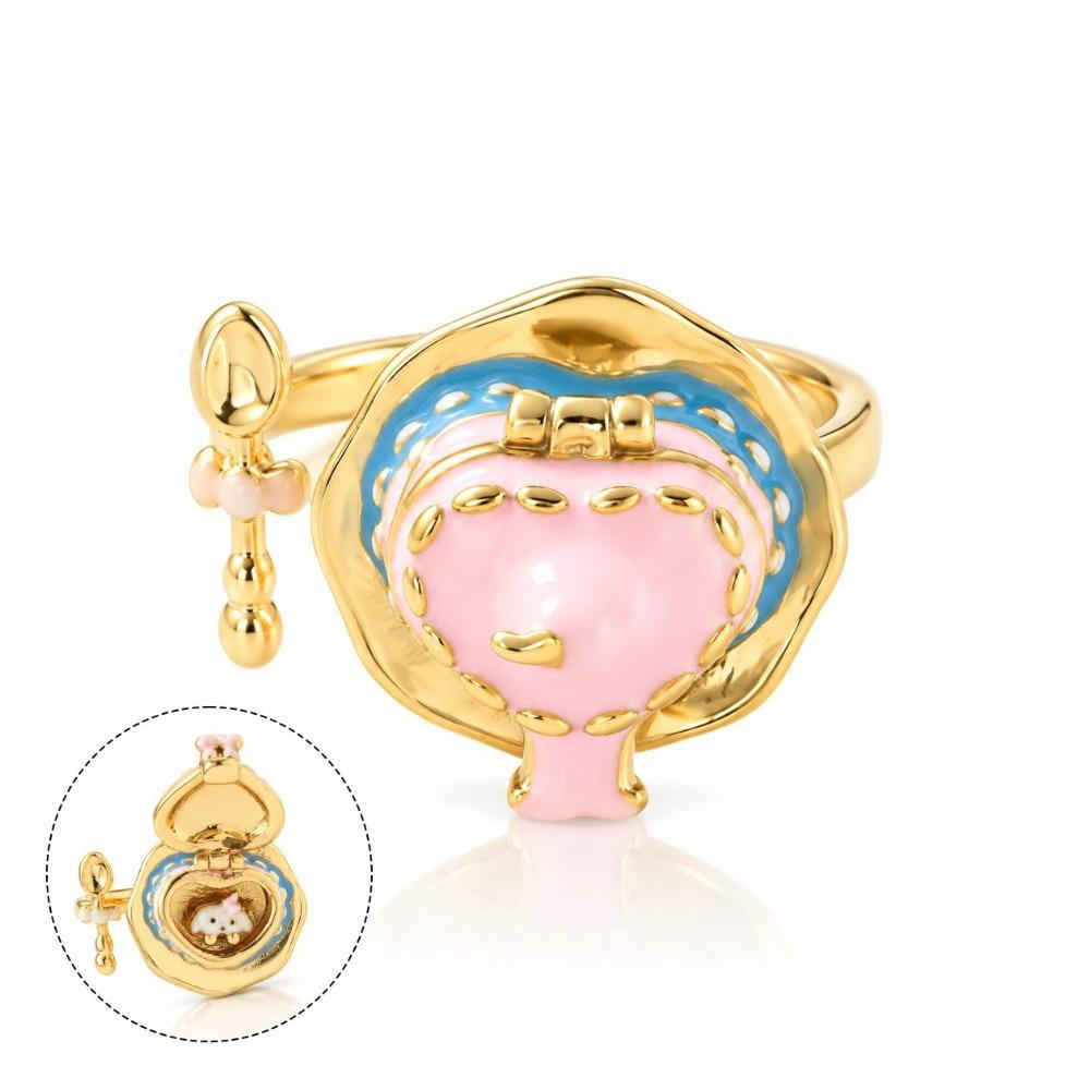 Openable Pendant Necklace Fine Zinc Zinc Alloy Ring Thoughtful Gift Necklace Ring Casual Wear