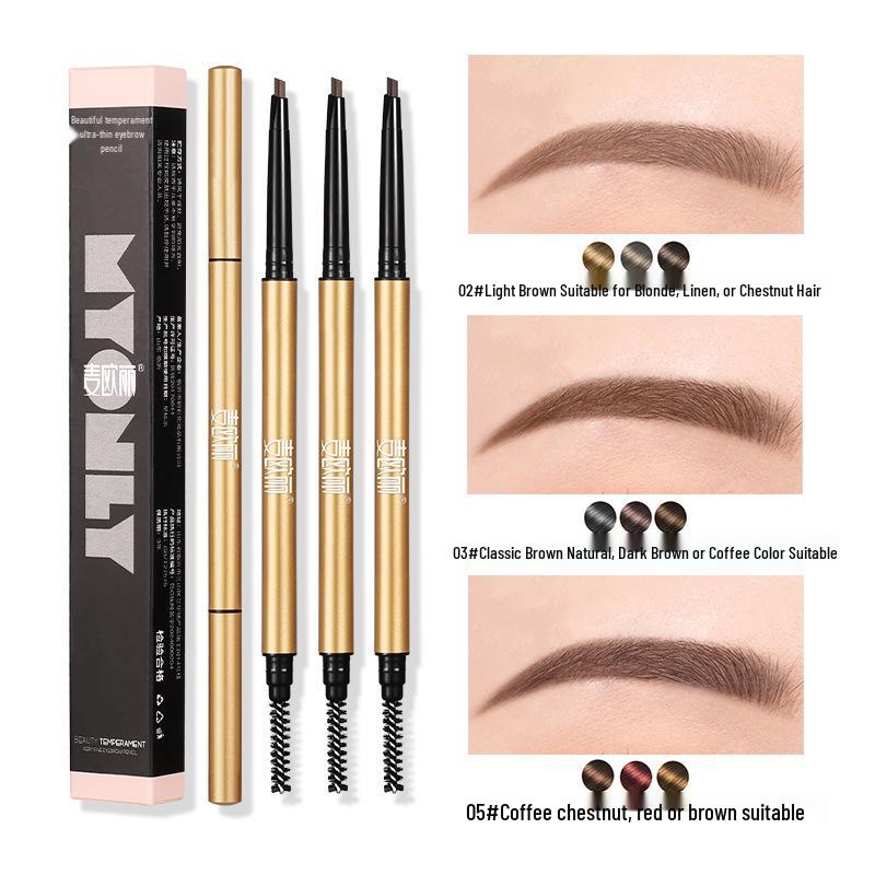 Maiolee Little Gold Dual-Ended Ultra-Fine Smudge-Proof Eyebrow Pencil