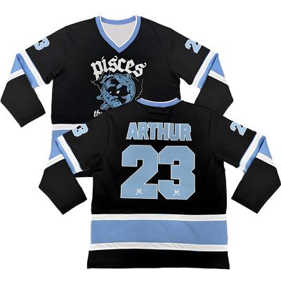 James Arthur Pisces World Tour Hockey Shirt James Arthur 23 Hockey Jersey World Tour Merch Long Sleeve Unisex Fashion Pullovers