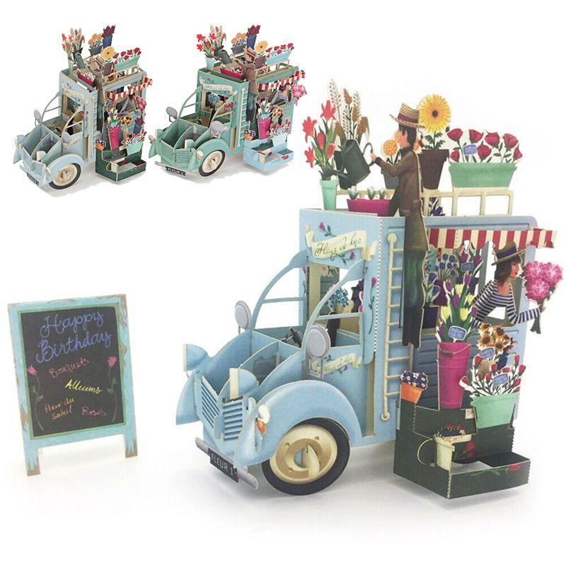 Schöne Muttertags-3D-Karte Mama Besonderes Einzigartiges Geschenk Präsent Geburtstag Blumen