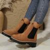 Martin Boots Women's 2025 Autumn and Winter British Wind Large Size Casual Trend Boots Korean Edition Sleeve Chelsea Boots Women