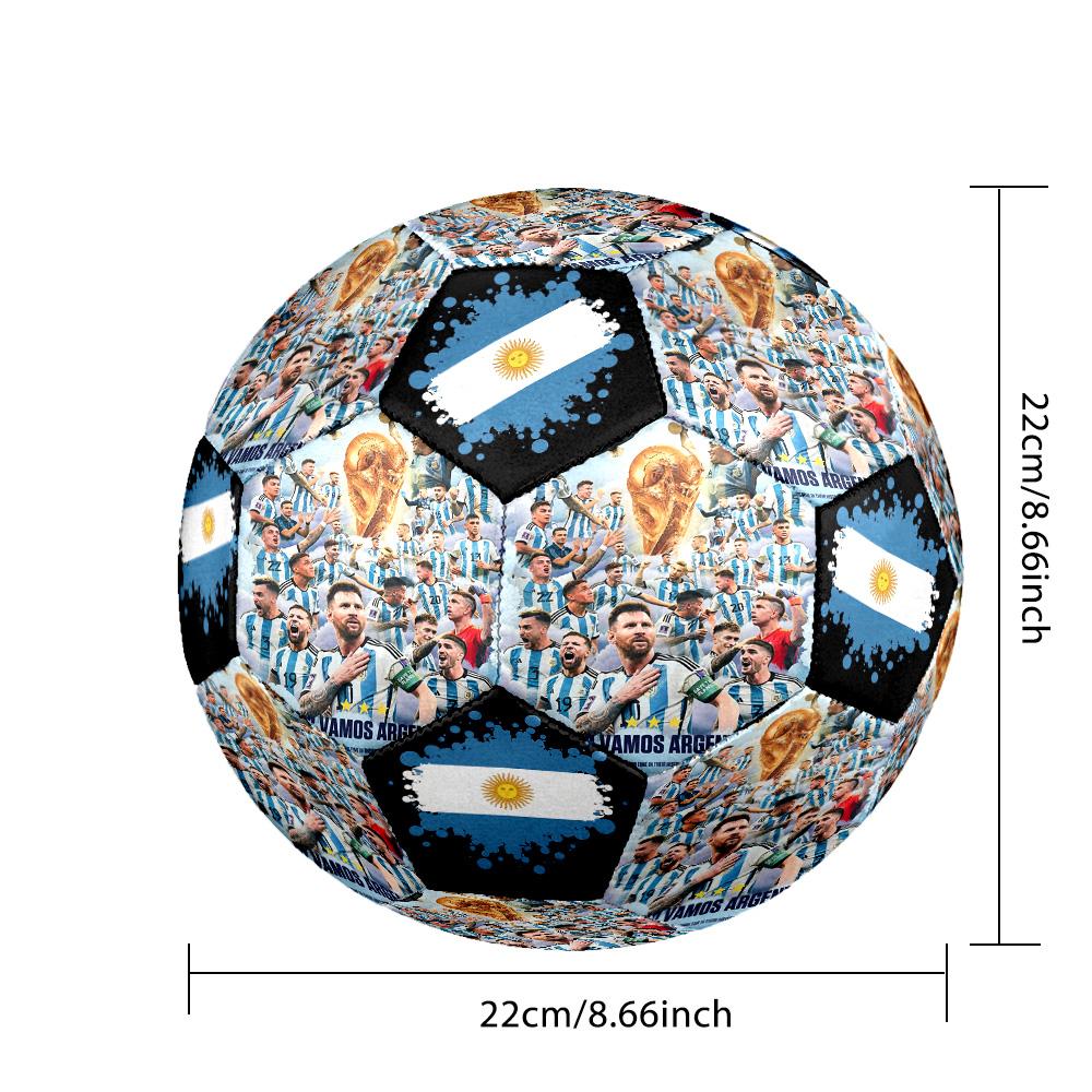 Messi 10 Number Legendary Msn Trio Size 5 Football Machine Sewn Indooroutdoor Universal Football Surprise Collection Gift