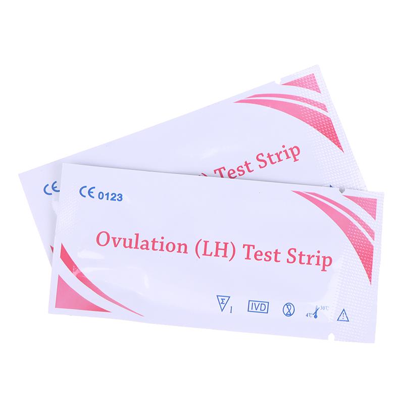 20Pcs Lh Ovulation Tests Over 99% Accuracy Test Kit Household Strips Urine Test Strips Pregnancy Ovulation Lh Test Strip