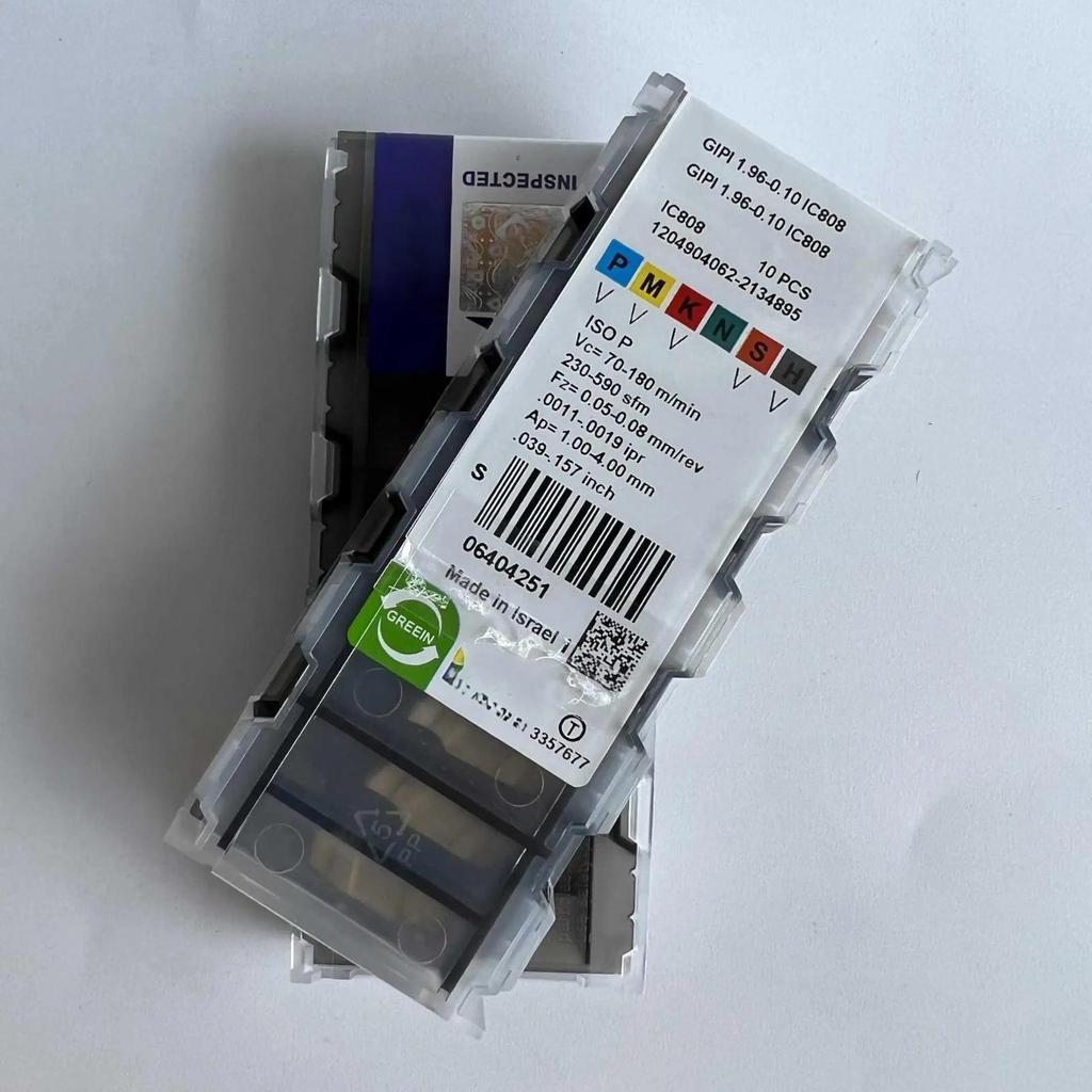 Original / GIPI1.96-0.10 IC808  /Industrial indexable Carbide Inserts 10 PCS
