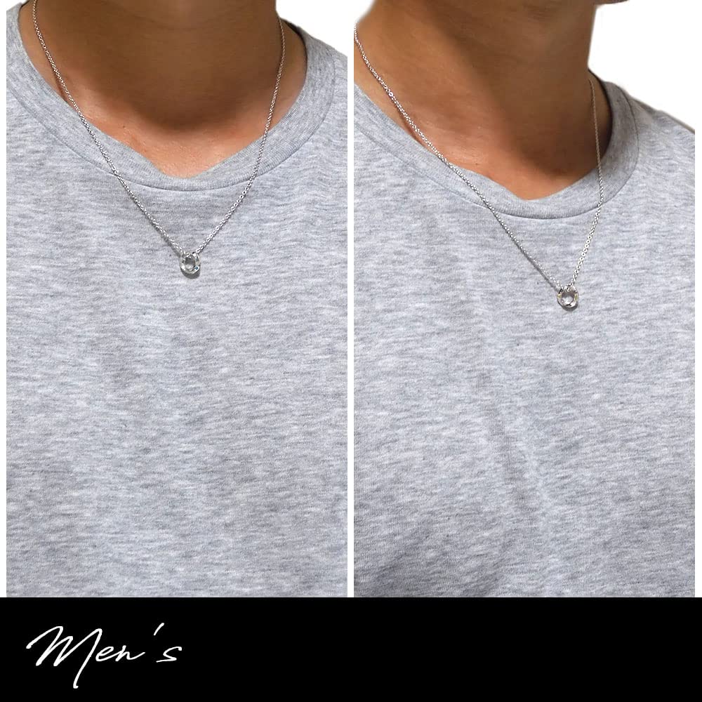 Teddy Bear Included Pair Necklace with Blue Silver Eternal and close to Pair Accessories Not Available Diamond, 925, Love, Men's Women's Set, me,