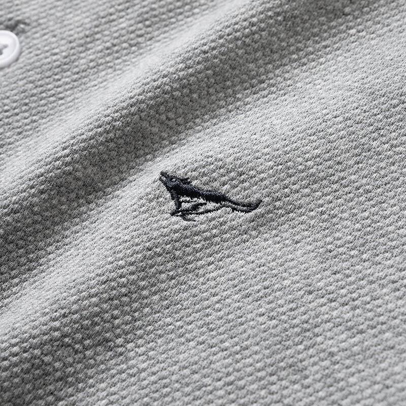Seven Wolves Men's Business Casual Piqué Polo Shirt