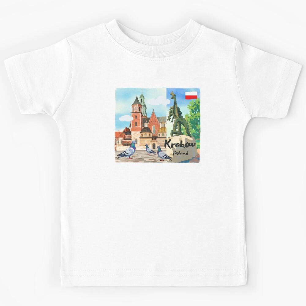 Travel Krakow Poland Kids T-Shirt 170