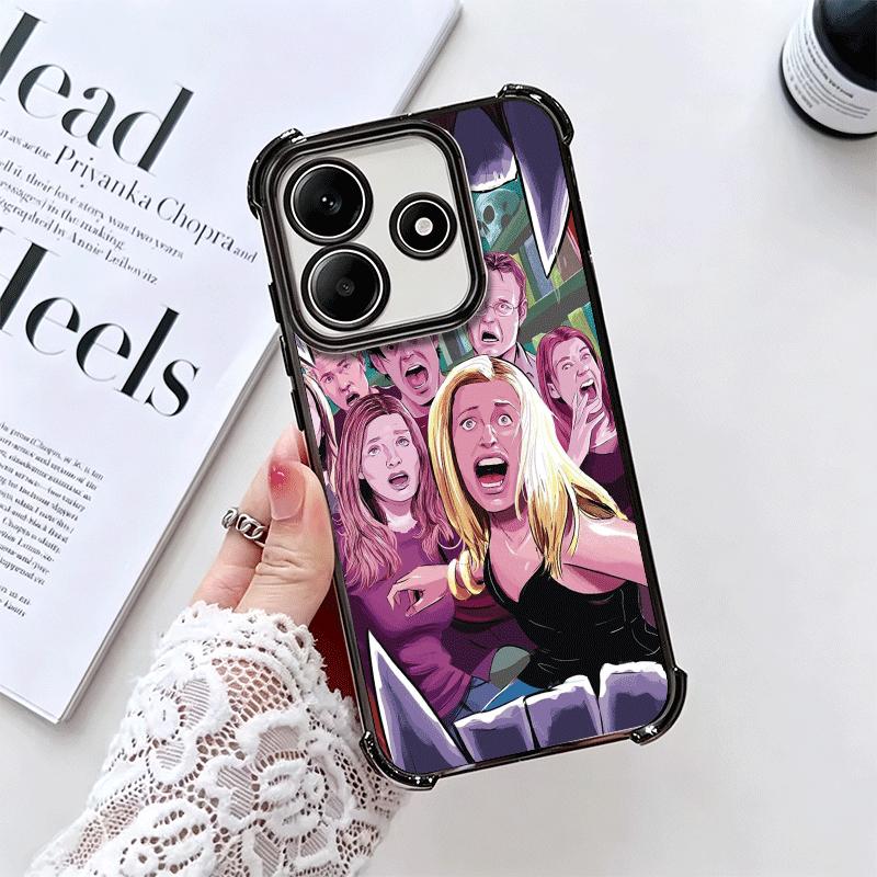 The Vampire Slayer Buffy Soft Phone Case For Xiaomi Redmi Note 14 15 Pro Plus 13 12 11S 11T 5G 10 9S 9 Plating Anti-Fall Fundas