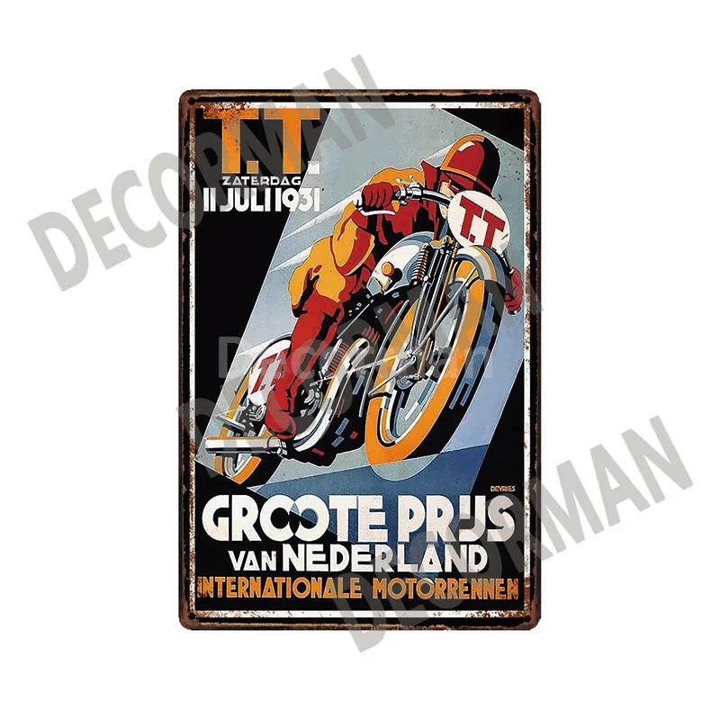 [ DecorMan]  JAWA BSA Motor Kovové Znamení Plakáty Vintage Malba Vlastní Klubová Dekorace LTA-1704 vintage dekor