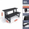 Waterproof Multi-Layer Ladder Shelf Stainless Steel Metal Flower Step Display Stands Balcony Flower Room Plant Rack
