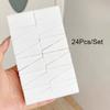 24Pcs Makeup Puff Triangle Face Foundation Cosmetic Women Beauty Makeup Wedges Sponge Wet and Dry Use